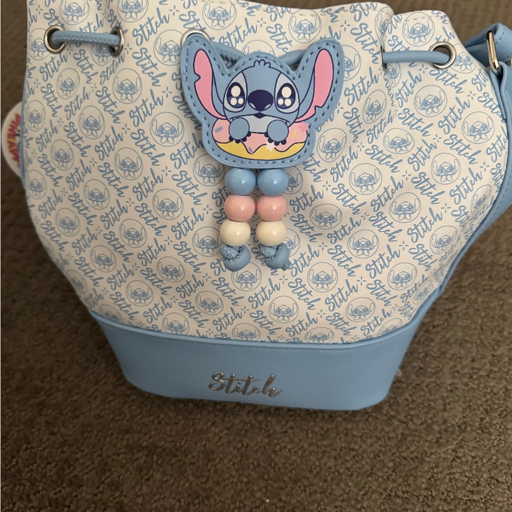 Stitch Blue and White Handbag😍😍